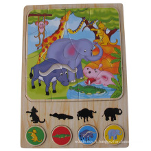 Jouets éducatifs en bois Puzzle en bois (34704)